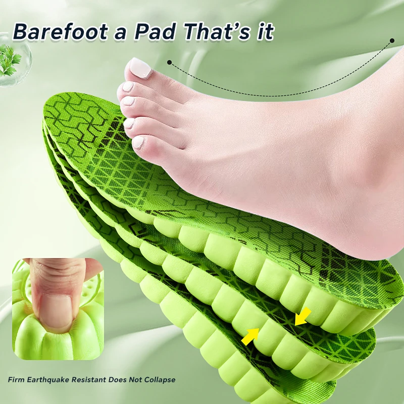Invisible heightening insole mugwort deodorant insole breathable and comfortable men's and women's foot care insole sport insoles height increase insoles