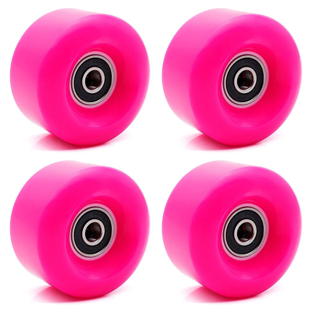 Roller Skating Wheels 4pcs Skate Wheels PU Wear-resistant for Ice Skates Roller Skates Skateboard