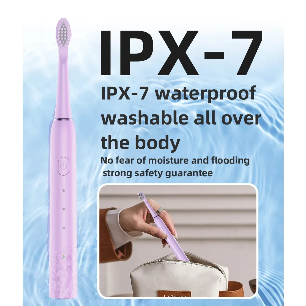 Sonic Electric Toothbrush Rechargeable Adult IPX7 Waterproof Whitening M500