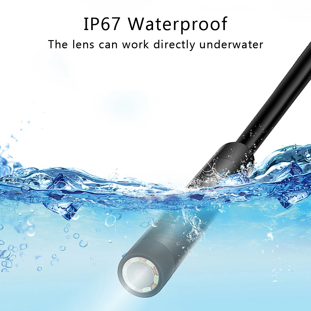 

Камера-Эндоскоп 8 мм HD, водонепроницаемая микро-USB Type-C для изготовления скрипки, виолончели, с F-образным отверстием, внутренний инструмент