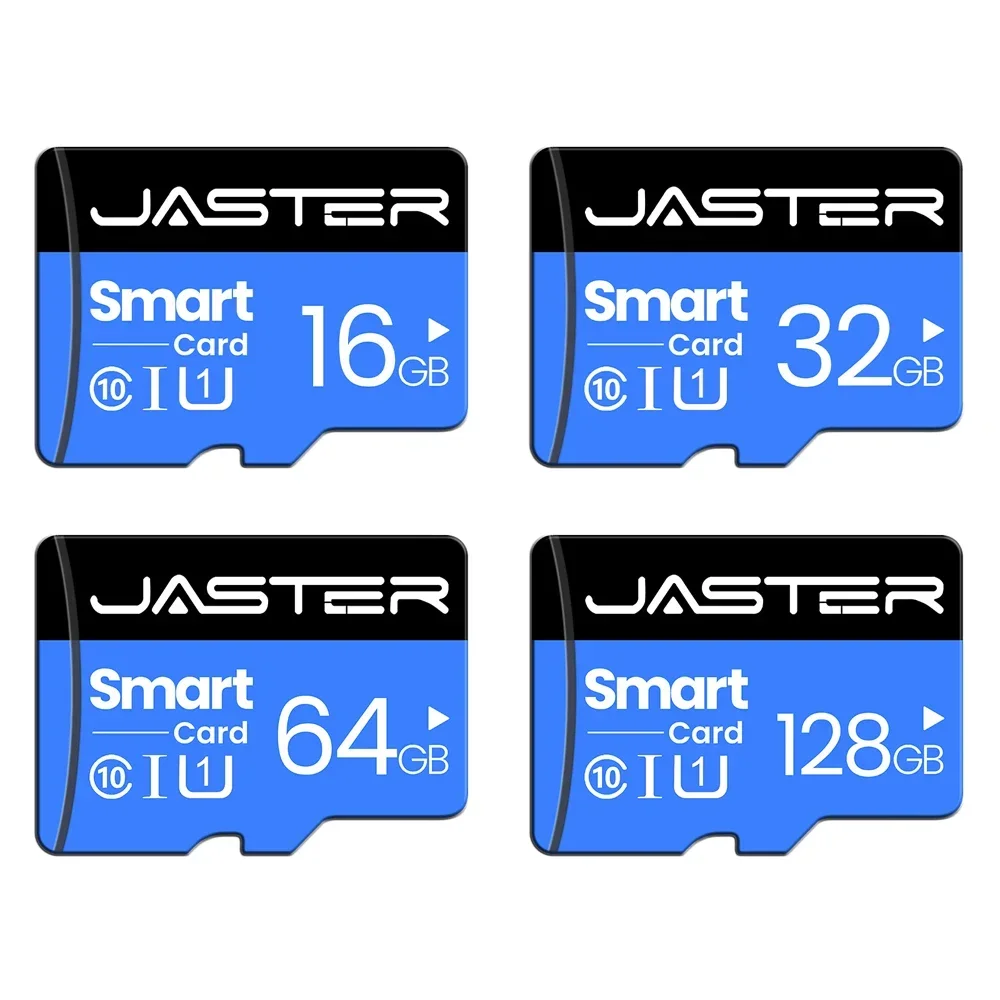 High-Speed Blue Flash Memory Card - Available in 4GB to 128GB Capacities, Class 10 SD Card