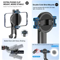 Magnetic Selfie Stick Tripod Stand for iPhone Samsung Huawei Cellphone 1.3m Extendable Magsafe Phone Tripod with Wireless Remote - Image 3