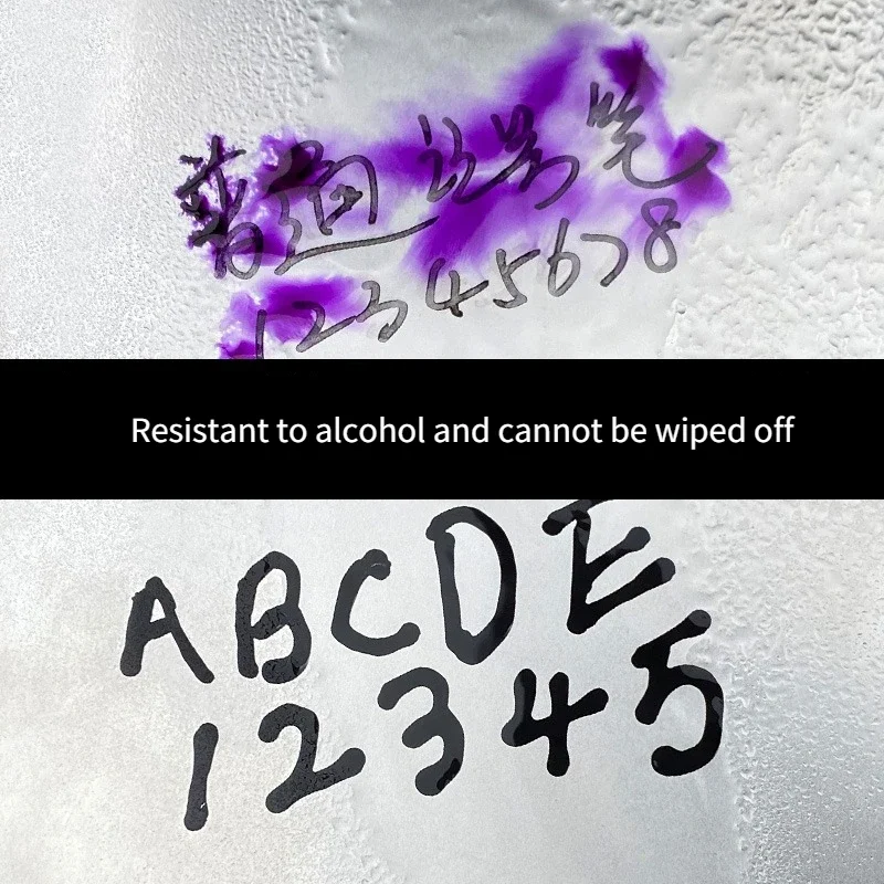 고온 내알코올 마커 실험실 저항 노 머플 로, 알루미나 도가니, 비 페이딩 오일 기반 펜