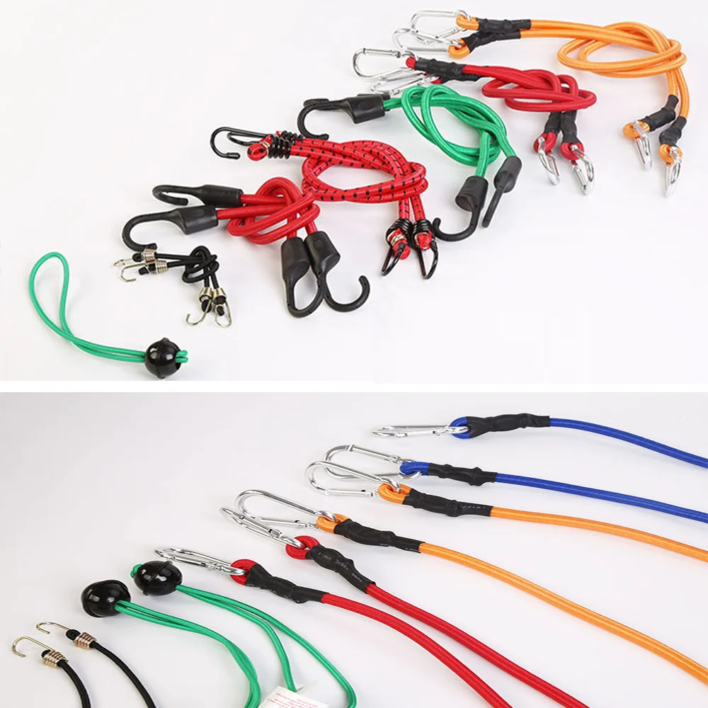 Bicycle Luggage Rack Carrier Elastic Band Bicycle Cargo Racks Tied Rubber Straps Rope Band Hooks MTB Bike Accessories