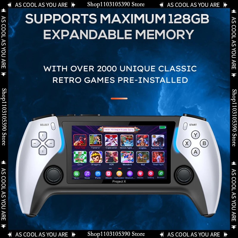 2023 Nuovo Progetto X Console Di Gioco Portatile Ps5 Arcade Ad Alta Definizione Con Doppio Lettore E Supporto Per Doppio Controller Regalo Di Natale