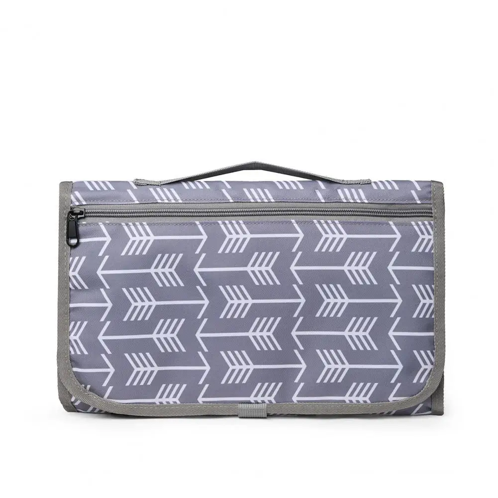 Diaper Bag Changing Pad with Storage Pockets Travel Diaper Bag with Foldable Changing Pad for Baby for On-the-go Stroller