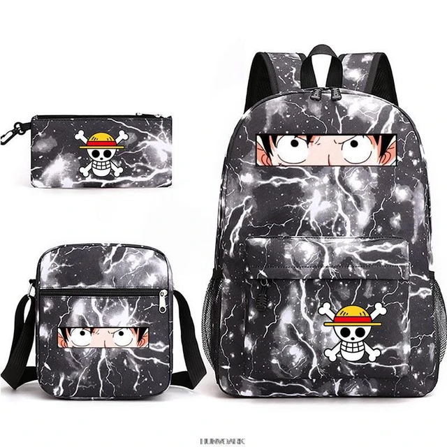 Anime One Piece School Backpack, One Piece Anime School Bag