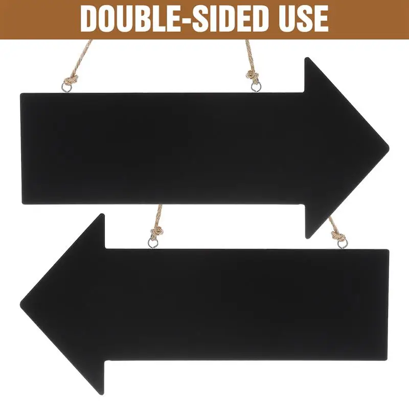 파티용 나무 포스터 초크 사인, 작은 칠판 사인, 행잉 칠판 사인 판자, 행잉 사인, 3 개