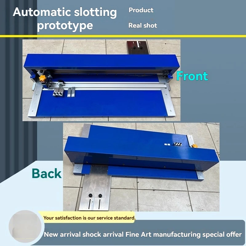 V-groove Proofing Machine with Positioning Blade Wood Board Cardboard Slotting M