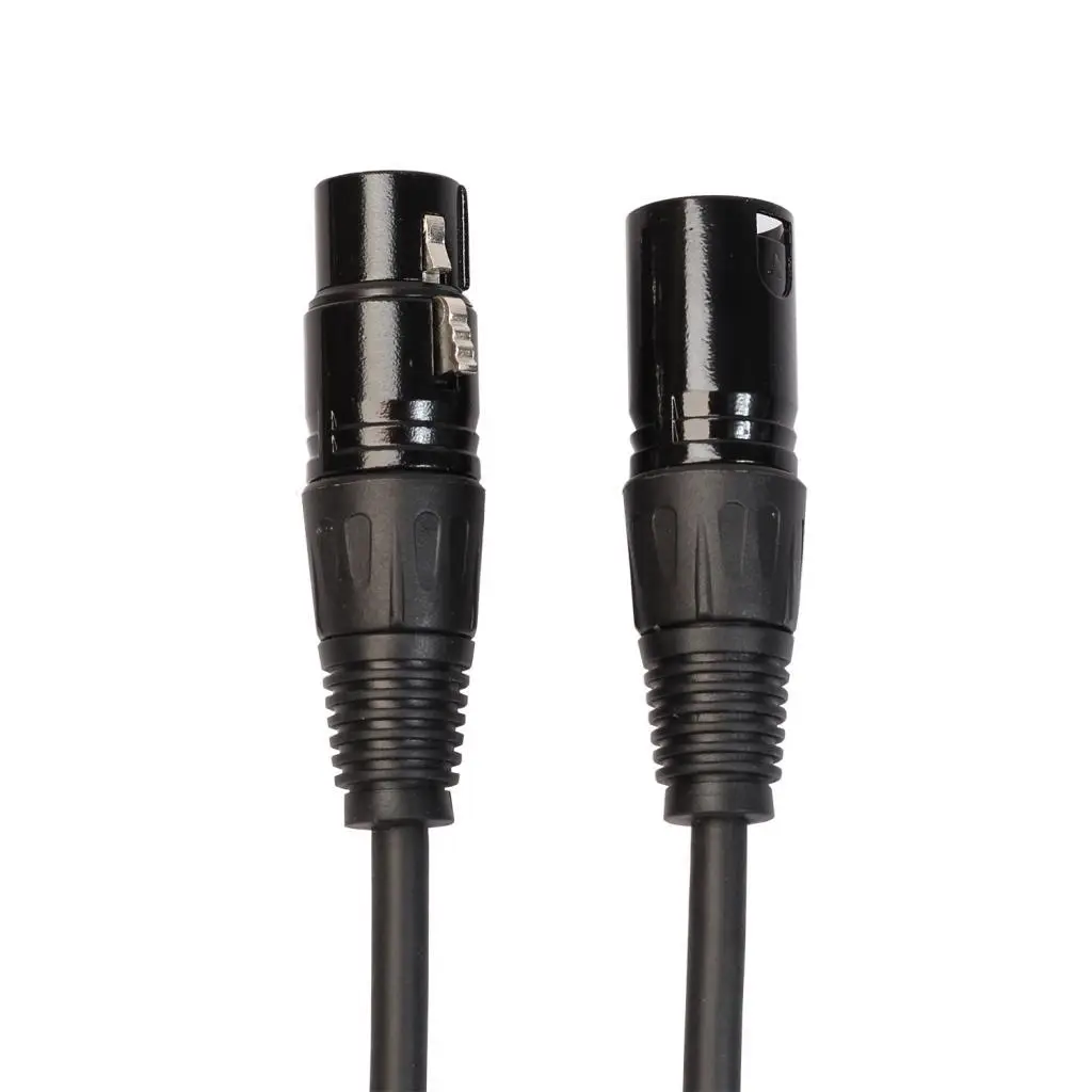 Balanced 1-Foot XLR Microphone Cable Cord with-Copper Conductor Female