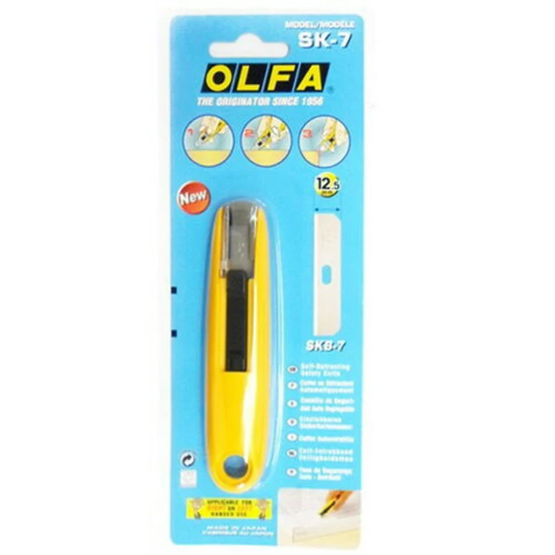Olfa SK-7 12.5自己格納式安全カッターナイフユーティリティボックス