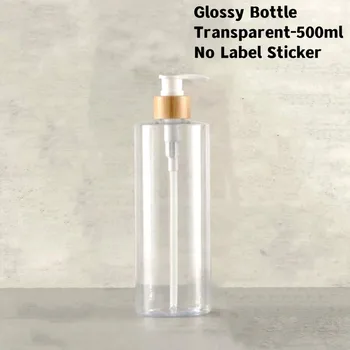 ขวดปั๊มน้ำไม้ไผ่300/500มล. สำหรับห้องน้ำจานสบู่สัตว์เลี้ยงขวดโลชั่นรีฟิลเจลอาบน้ำแบบเติมได้ 10