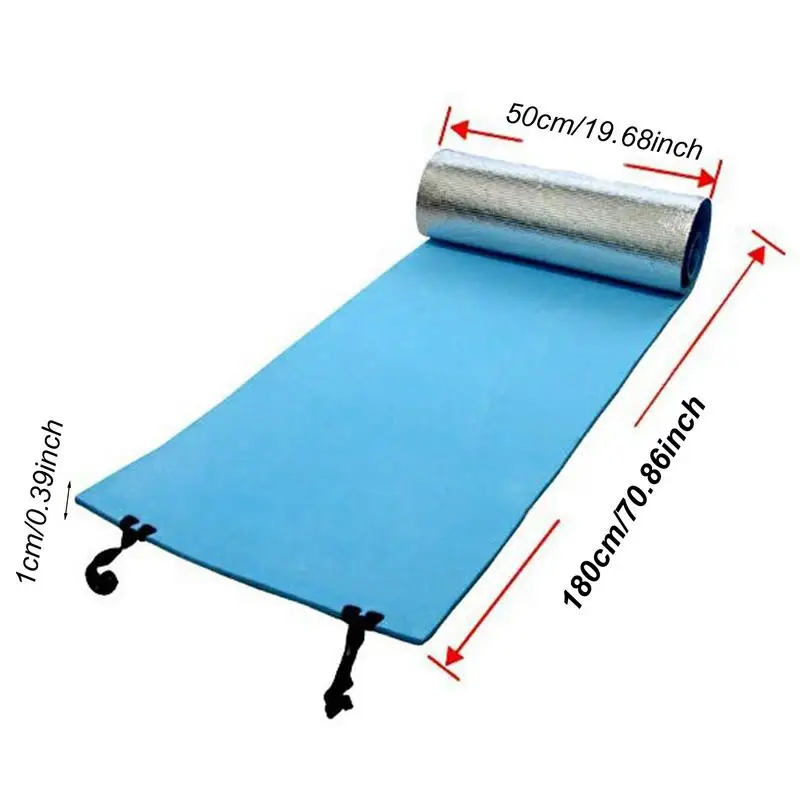 Yoga Mat Thick Camping Mat Waterproof Workout Soft Rebound Versatile Foam Camping Pad for Fitness Yoga Beach Grass