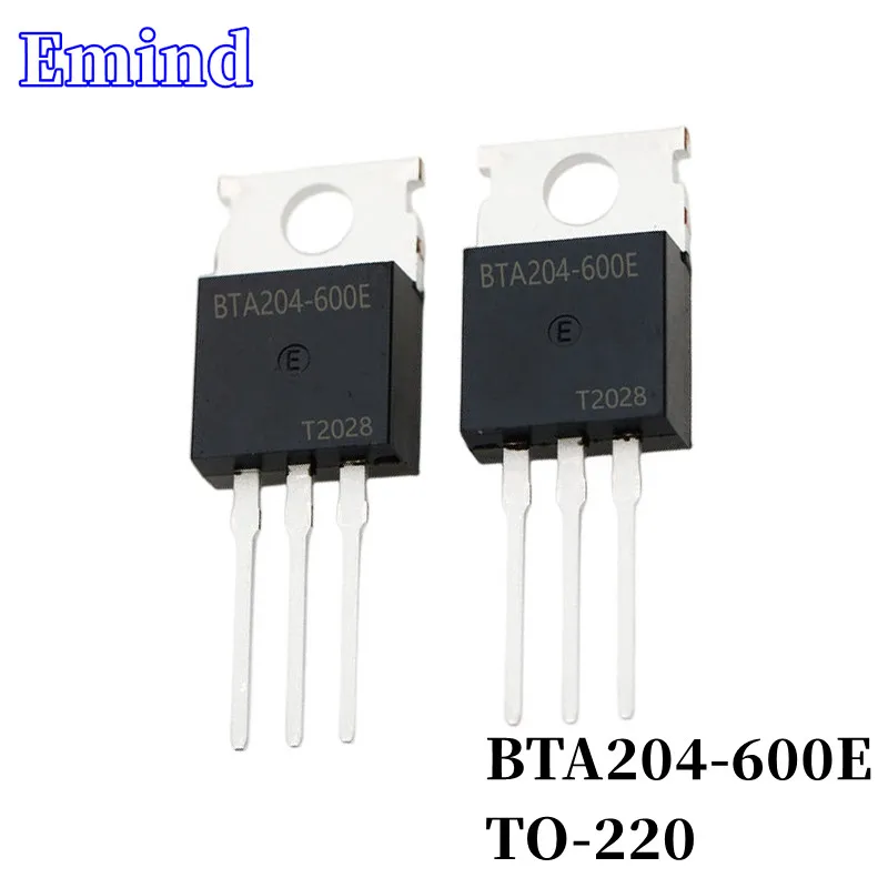 

10 шт BTA204-600E BTA204 Тиристор TO-220 4A/600V DIP Triac большой чип