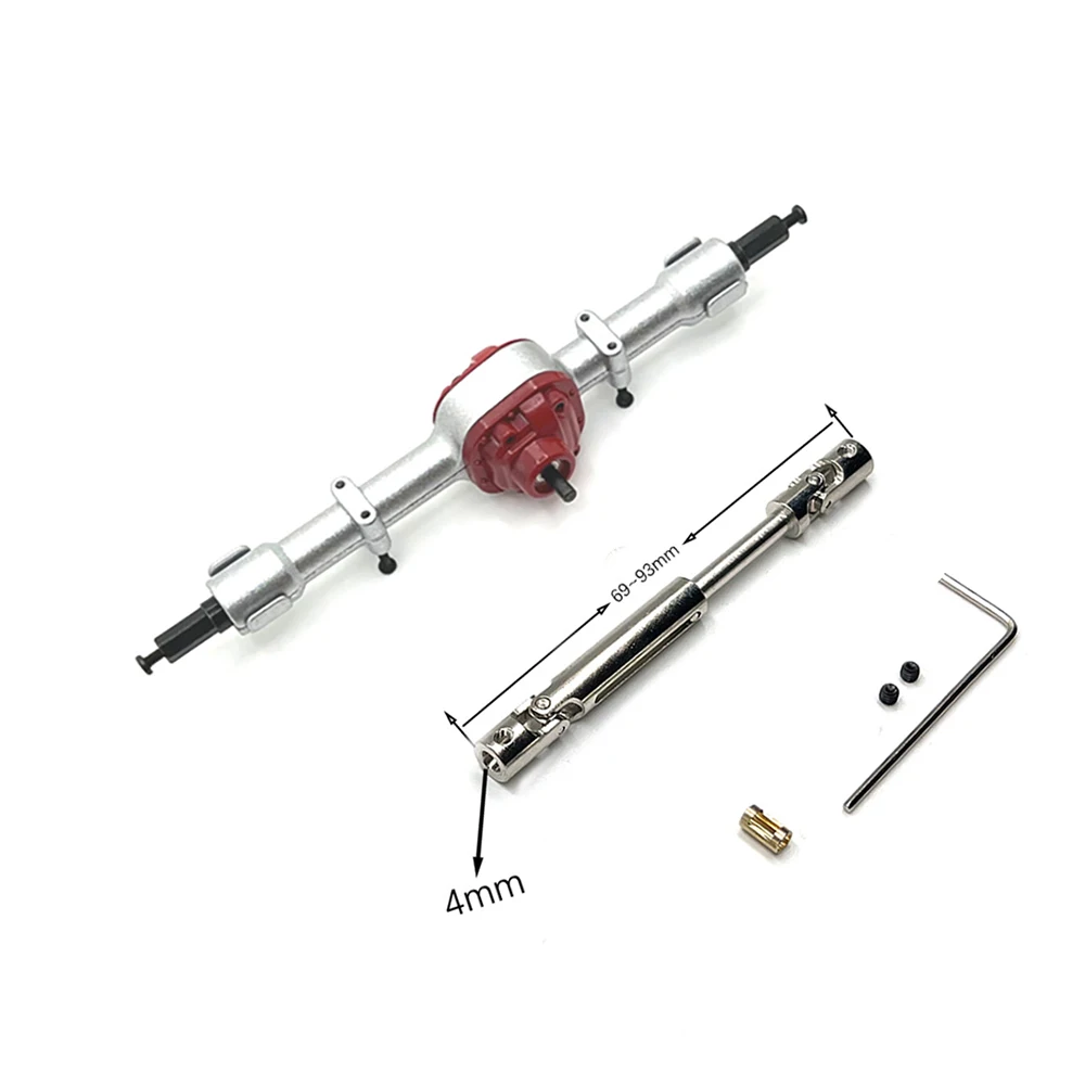 Für MN78 MN82 Metall-Vorder- und Hinterachse mit 3mm bis 4mm Wellenhülse Antriebswelle CVD 1/12 RC Auto Upgrade-Teile Zubehör – Detail 5