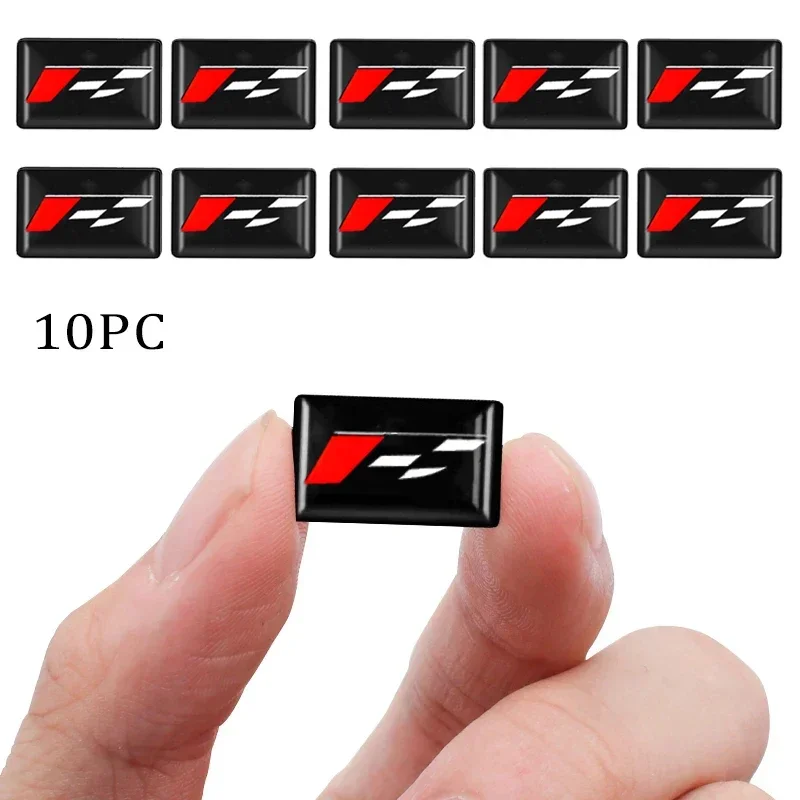 10PCS 자동 에폭시 스티커 데칼 자동차 인테리어 액세서리 Fiat Doblo Panda Aegea Palio Stilo 500c Punto Bravo Tipo 장식
