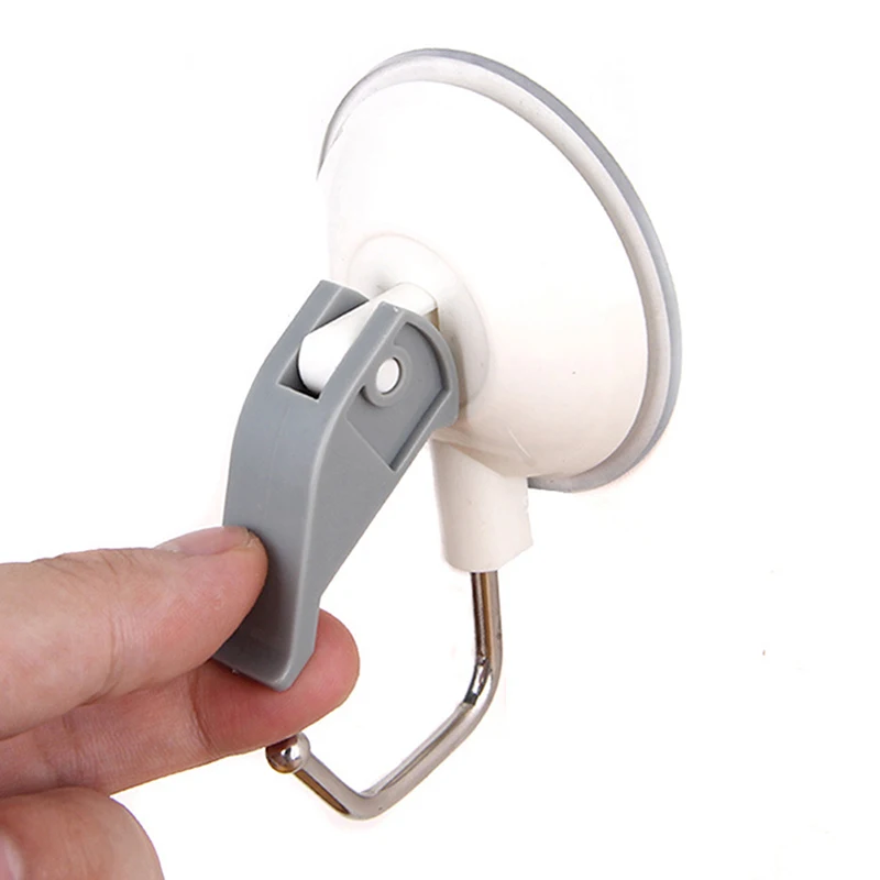 Hooks Strong Holder Hooks Suction Cup Hanging Removable Bathroom Kitchen 2PCS