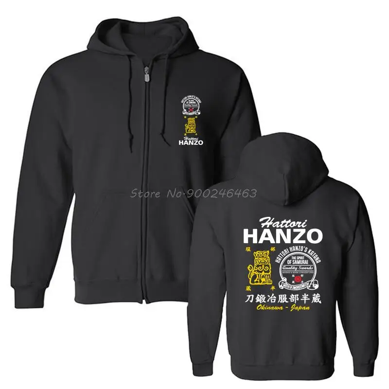 Töten Bill Hattori Hanzo Ninja Samurai Katana Swordsmith Japanischen Hoodie Männer Fleece Hoodies Mit Kapuze Sweatshirt Harajuku Streetwear