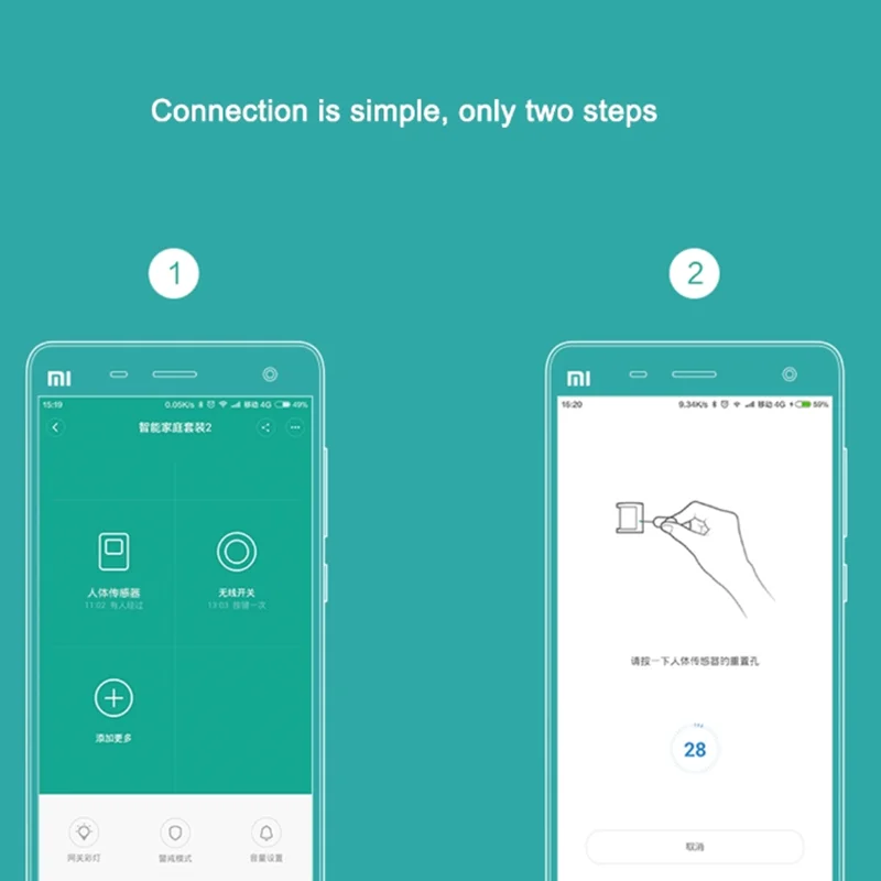 Original Xiaomi Human Body Sensor Magnetic Smart Home Device with Rotate Holder Option smart motion sensor