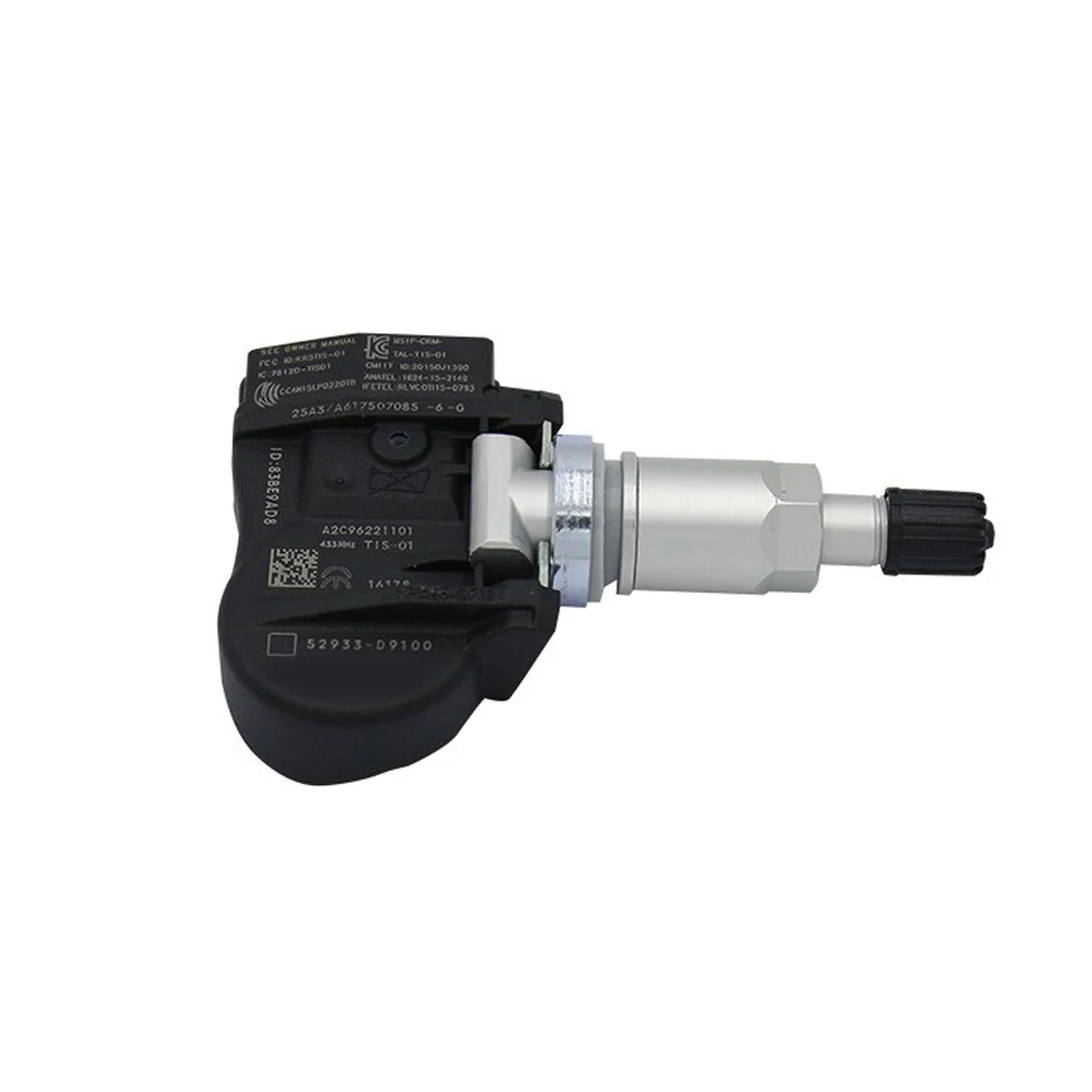 Ÿ̾ з   TPMS,  Ƽ 2019 2020 2021 Ϸ Ƽ  Ʈ 52933-D9100 433Mhz, 52933-D9100, 4 
