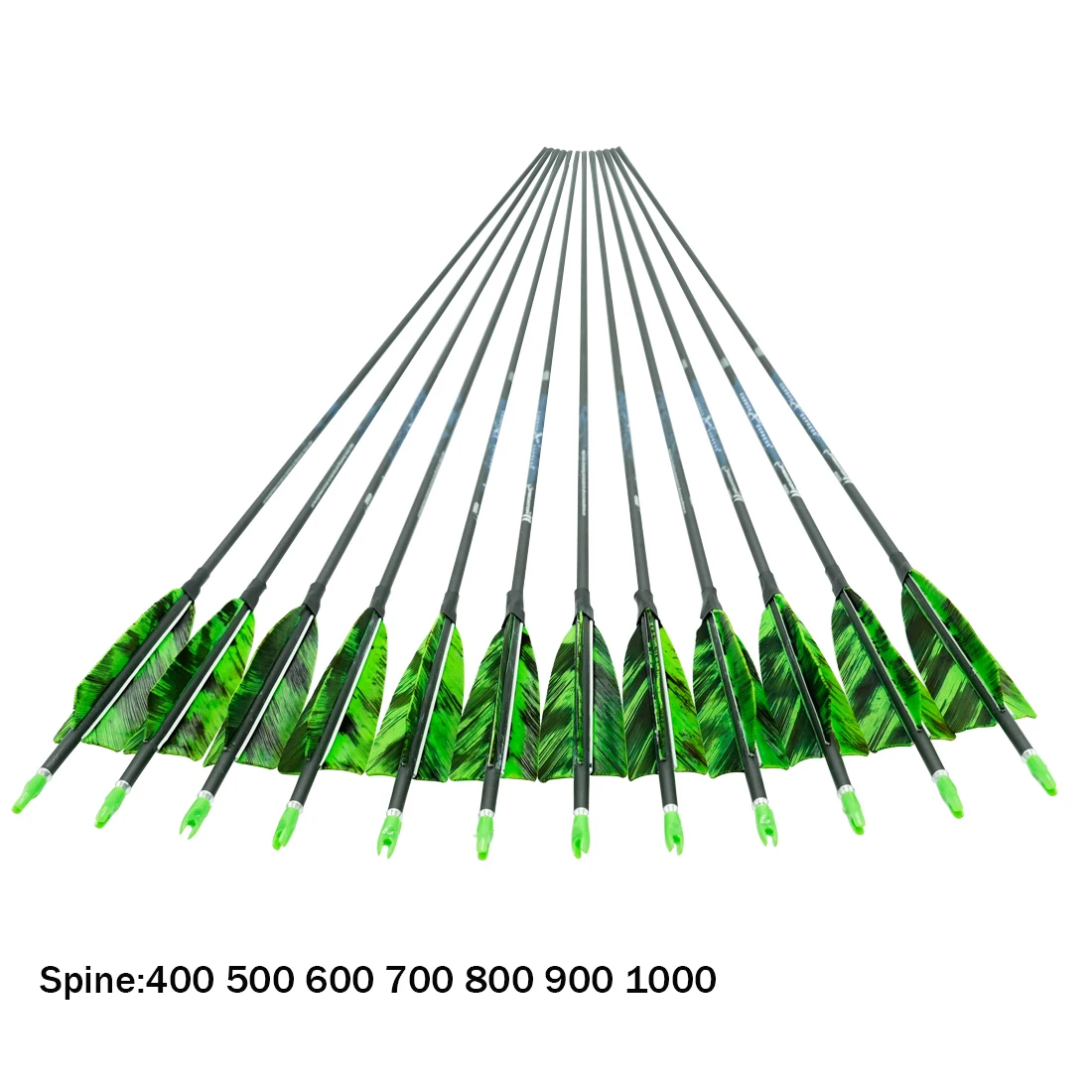 Flèche 4,2 mm - Carbone pur pour le tir à l'arc et la chasse