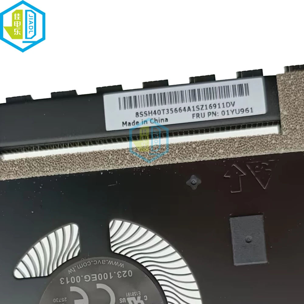 Cpu Térmica Ventiladores de Refrigeração para Lenovo Thinkpad Dissipador Gen Bapa0705r5h Y004 023.100eg.0013 01yu962 X390 Yoga - Imagem 2