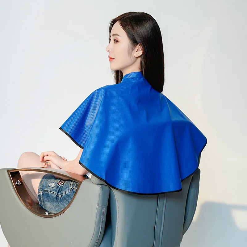 Waterproof Hair Dyeing Cape Beauty Salon Hair Coloring Wai Cloth Hairdresser Hair Dressing Leather Shawl Barber Styling Tools 5