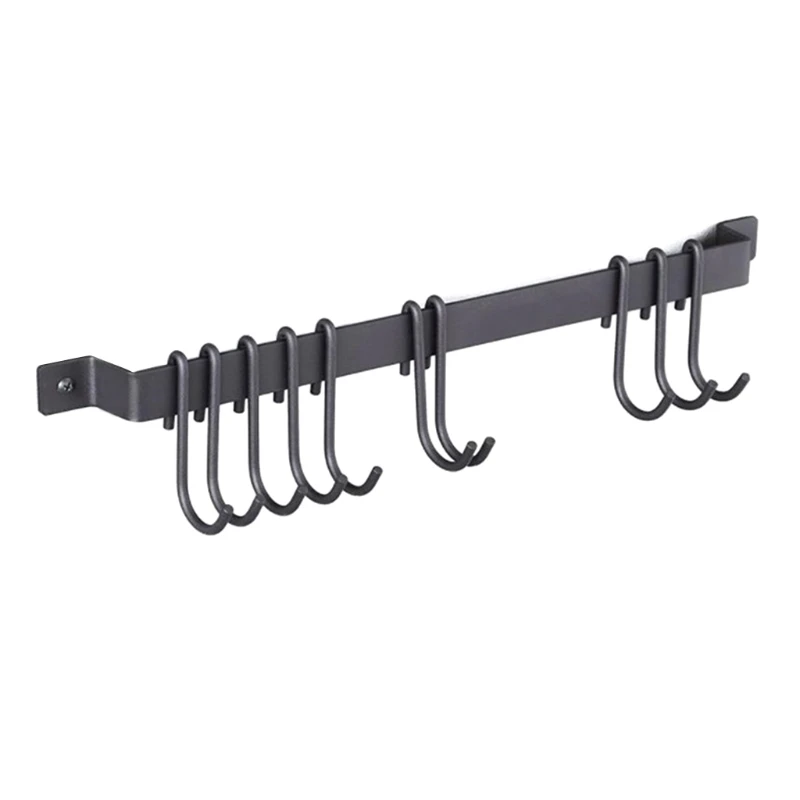 

Hook Rack Wall Hangers Mounted Coat Hat Hanger Entryway Kitchen Utensil Drop shipping