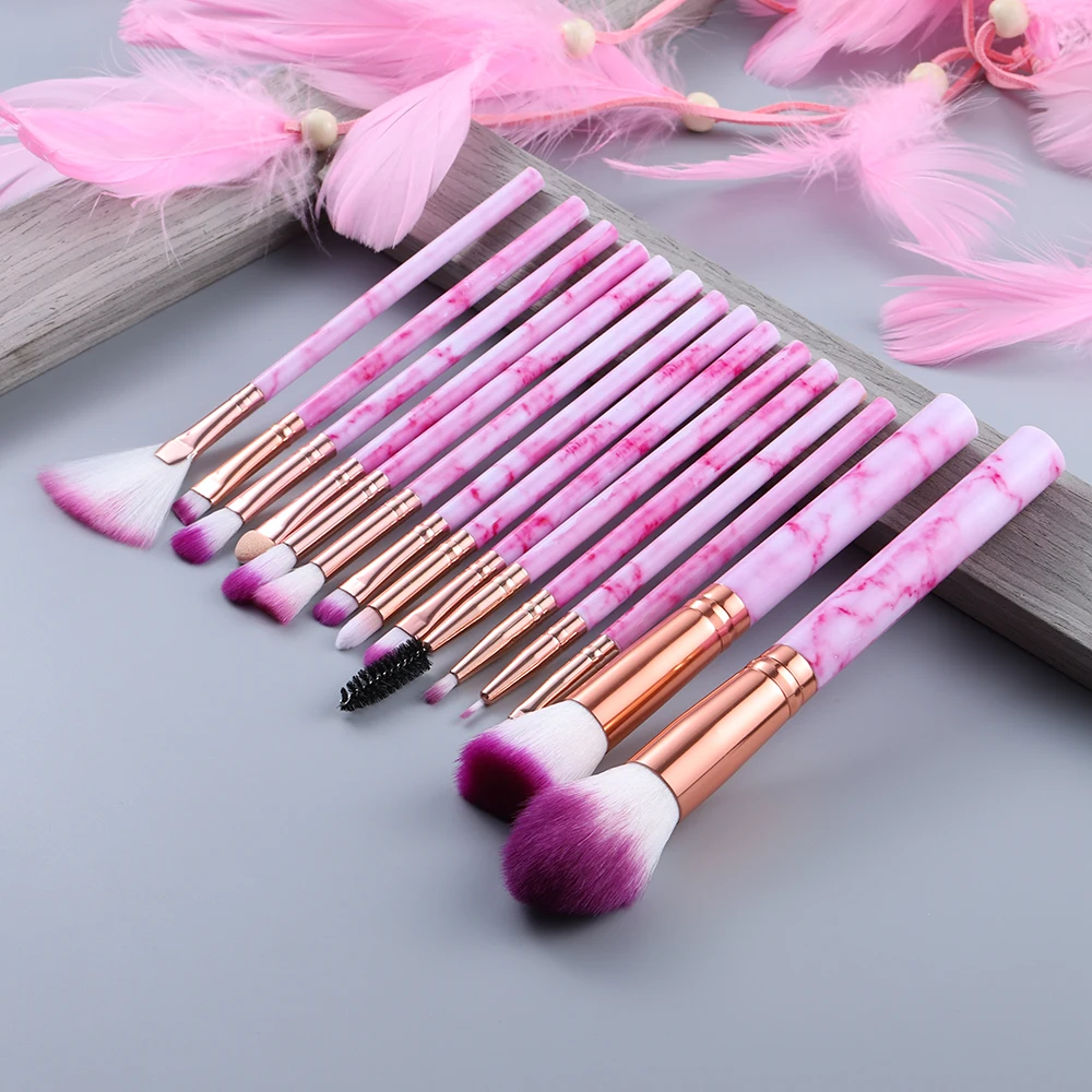Makeup Brush Set Makeup Brush 5-15Pcs Makeup Brushes Tool Set Cosmetic Powder Eye Shadow Foundation Blush Blending
