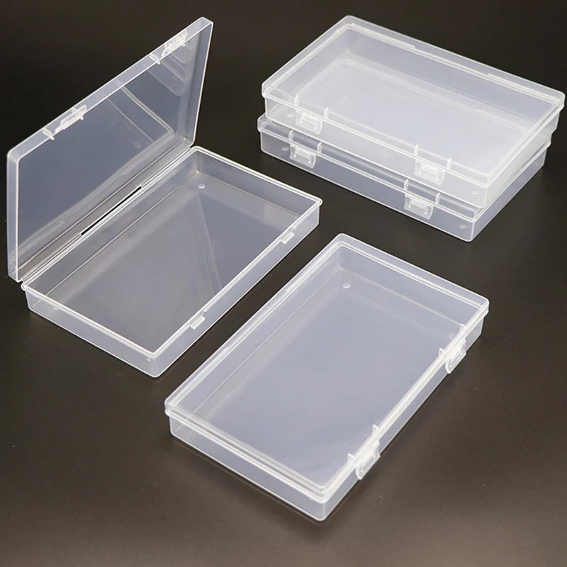 1/3 Pcs Clear Plastic Pencil Boxes, Translucent Pencil Boxes For