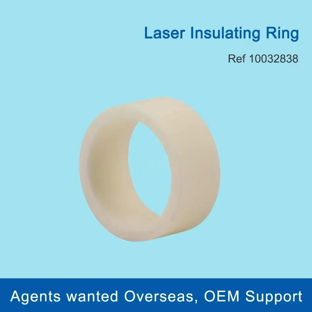 

10Pcs/Lot Laser Ceramic Insulating Ring D26 H11.5 10032838 For BY Co2 Fiber Laser Cutting Machine Spare Parts