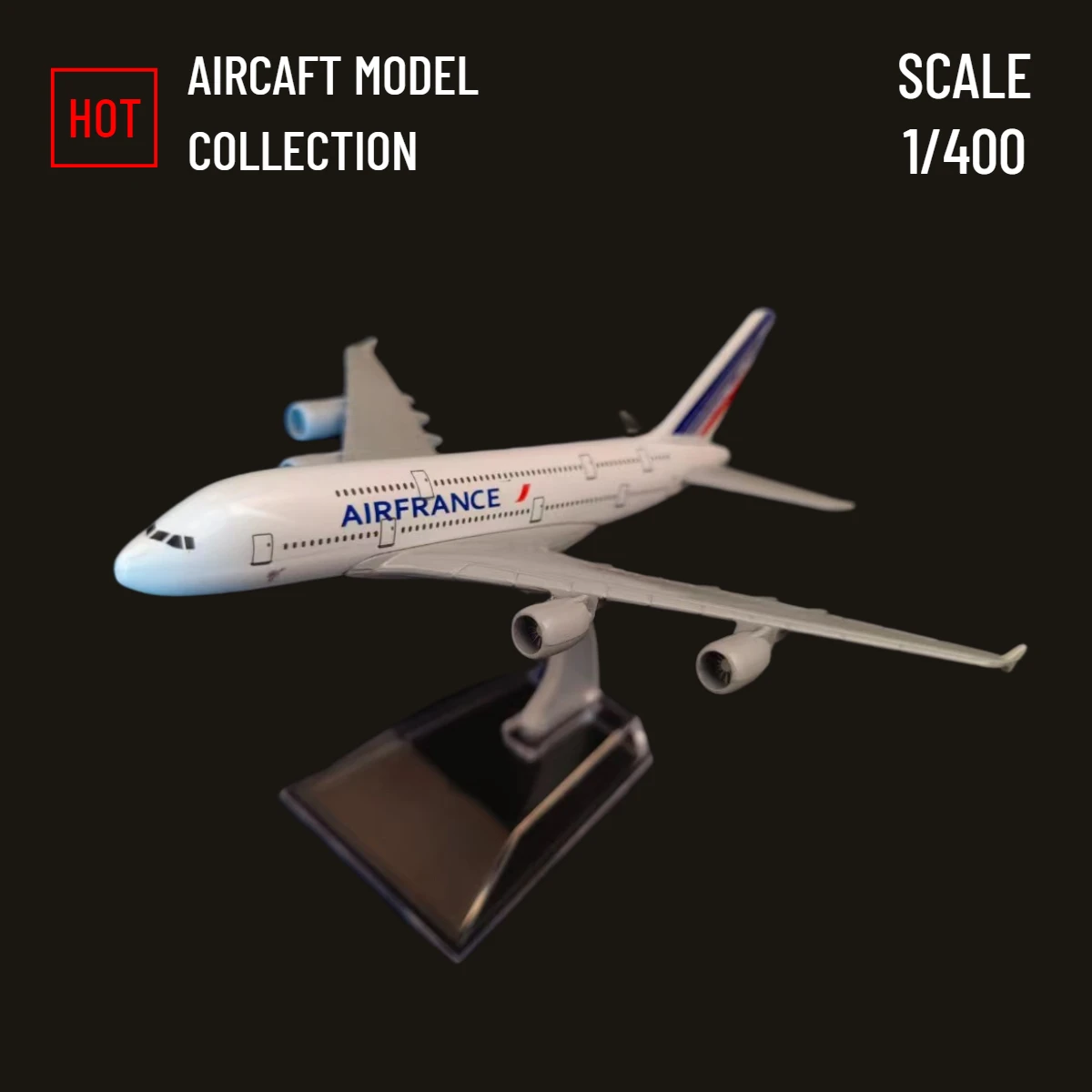 

1:400 Air France A380 Replica Metal Aircraft Model Scale Aviation Collectible Diecast Miniature Ornament Souvenir Toys