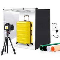 80cm Folding Portable 90W 14000LM High CRI White Light Photo Lighting Studio Shooting Tent Box Kit with 3 Colors Backdrops
