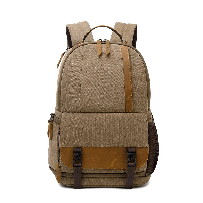 Borsa fotografica a doppia tracolla, borsa fotografica professionale multifunzionale, zaino per drone, borsa per computer - immagine 2