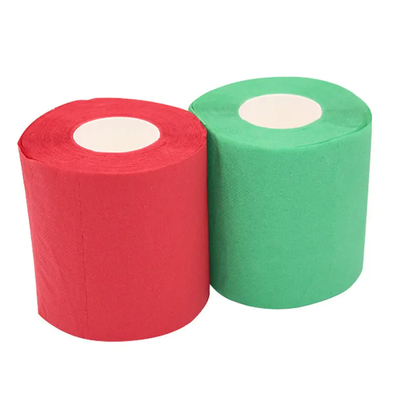 7 Color Santa Claus Paper Roll Tissue Paper Towels Christmas Decorations Xmas Santa Office Room Toilet 4 Roll