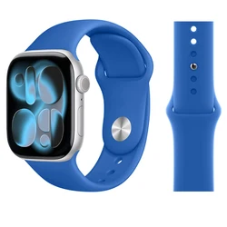 Versatile Silicone Strap - 44 45 46 49 mm (Capri Blue)