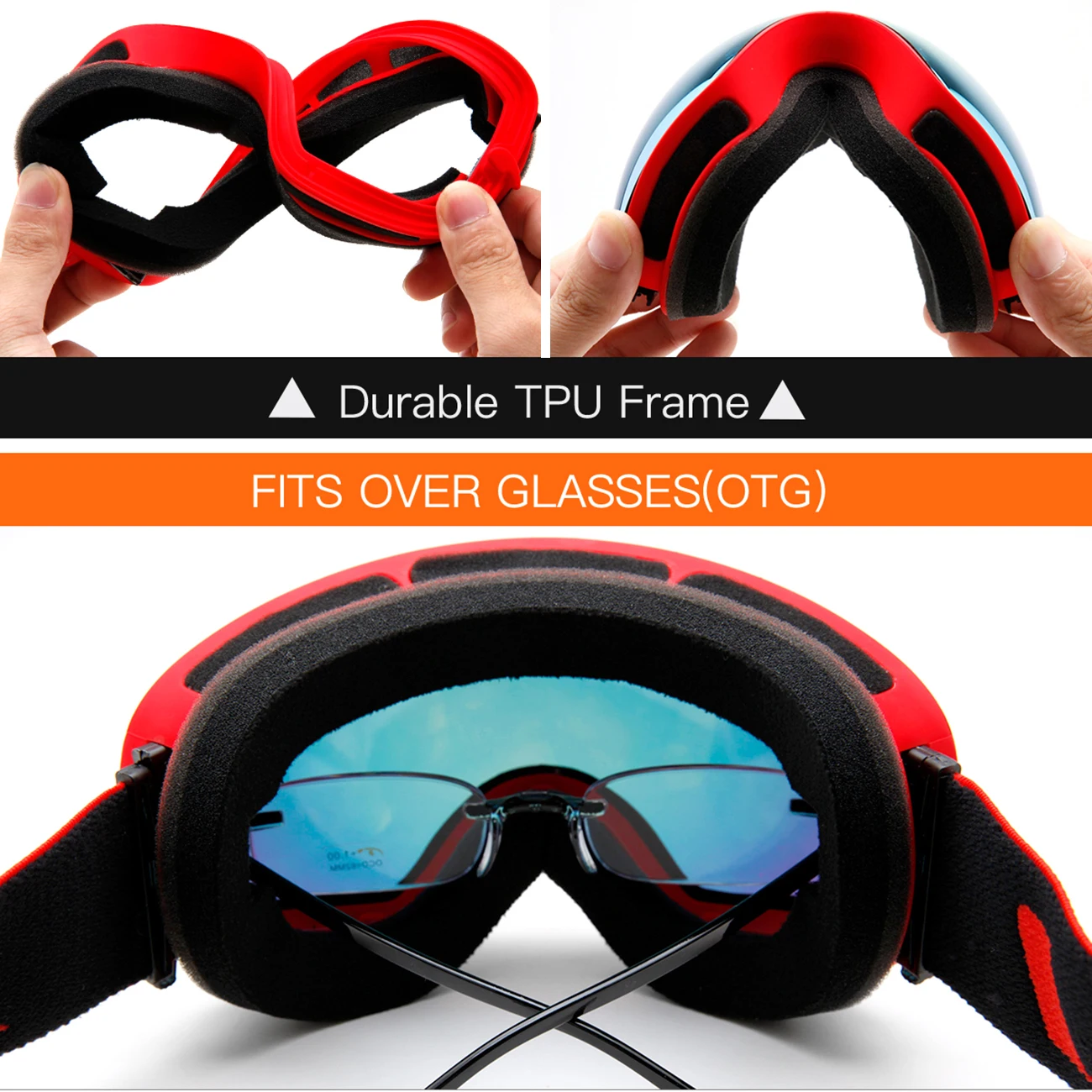 MAXJULI Ski Goggles - Interchangeable Lens - Premium Snow Goggles Snowboard Goggles For Men and Women ski item 5