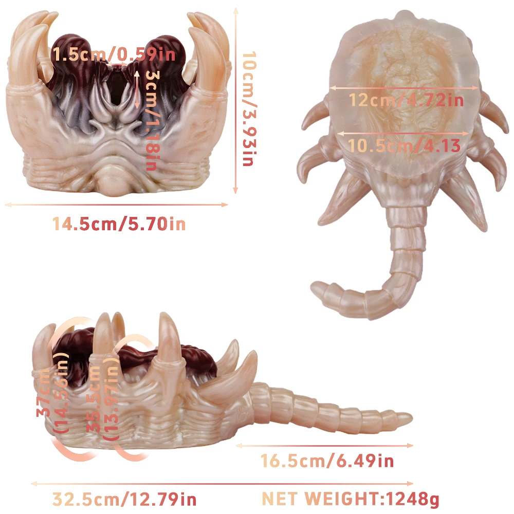 Alien Monster Stroker For Men Silicone Male Masturbator Sex Toys Penis  Onahole | eBay