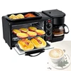 Coffee Maker Breakfast Machine Oven Bread Machine Toaster Toaster Oven 3 in 1 Breakfast Maker Pizza Maker Cooking 1