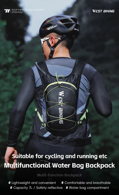 Mochila Deportiva Bolsa Hidratacion Bicicleta WEST BIKING-mochila