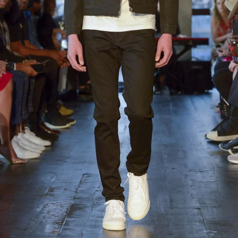 

Мужские Простые облегающие леггинсы: летние модные мужские модные новые тонкие однотонные универсальные модные повседневные брюки