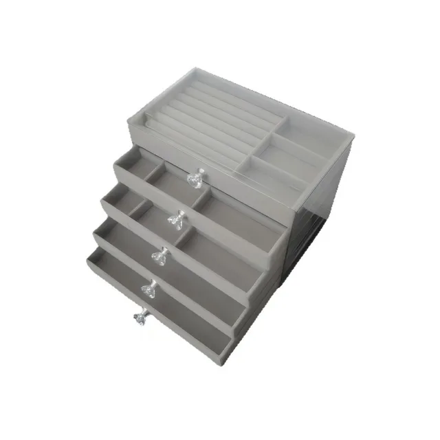5-Layer Gray Jewelry Box 6