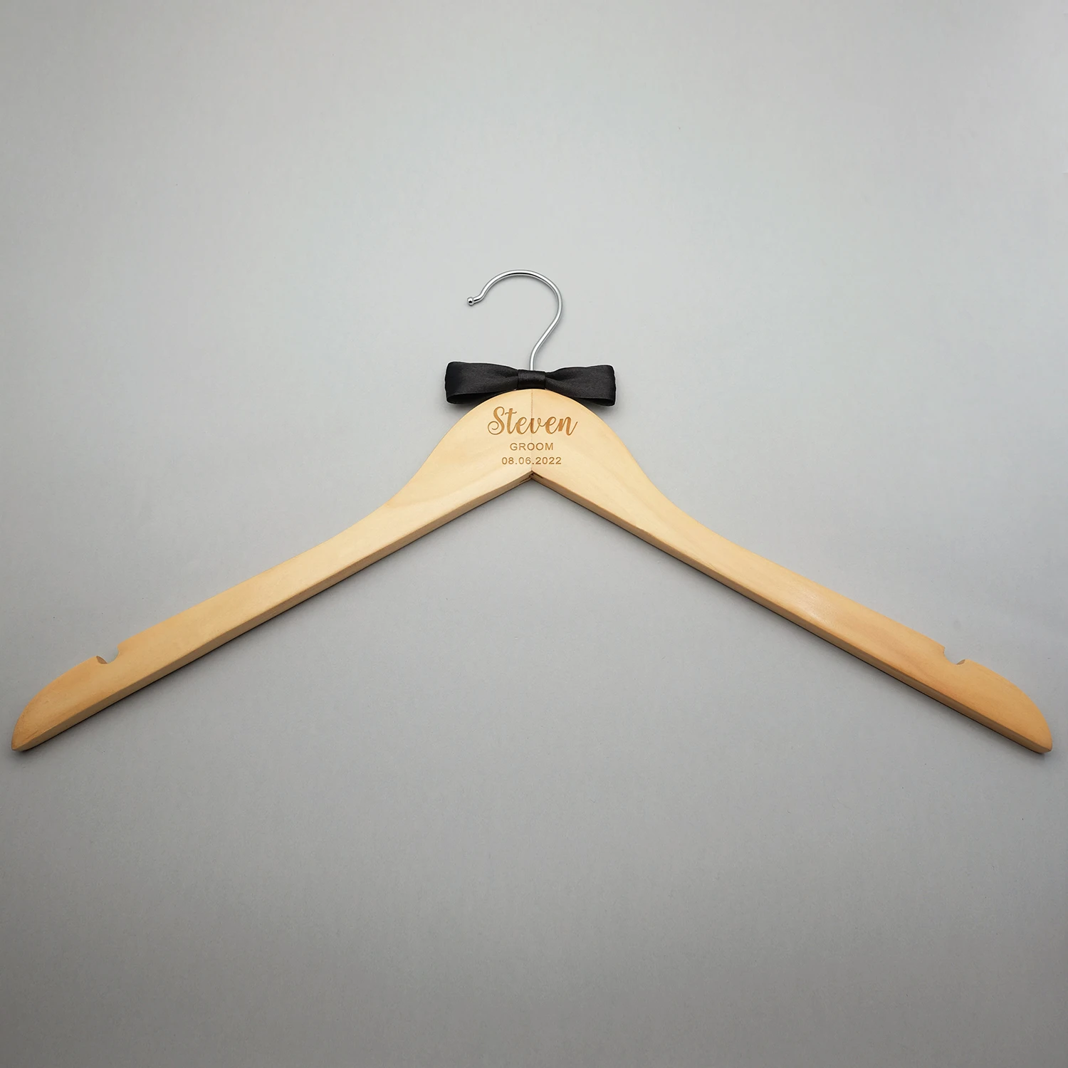 Personalized Wedding Hanger Bridal Hanger Bridal Shower Gift Wedding Dress Wood Bridesmaid Groomsmen clothes hanger