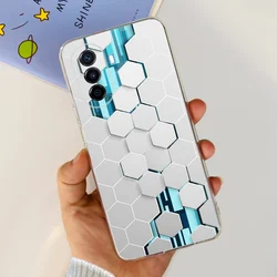 Lovely Flower Shockproof Clear Silicone Soft Bumper Case for Nova Y70 Plus (Capa-U69)