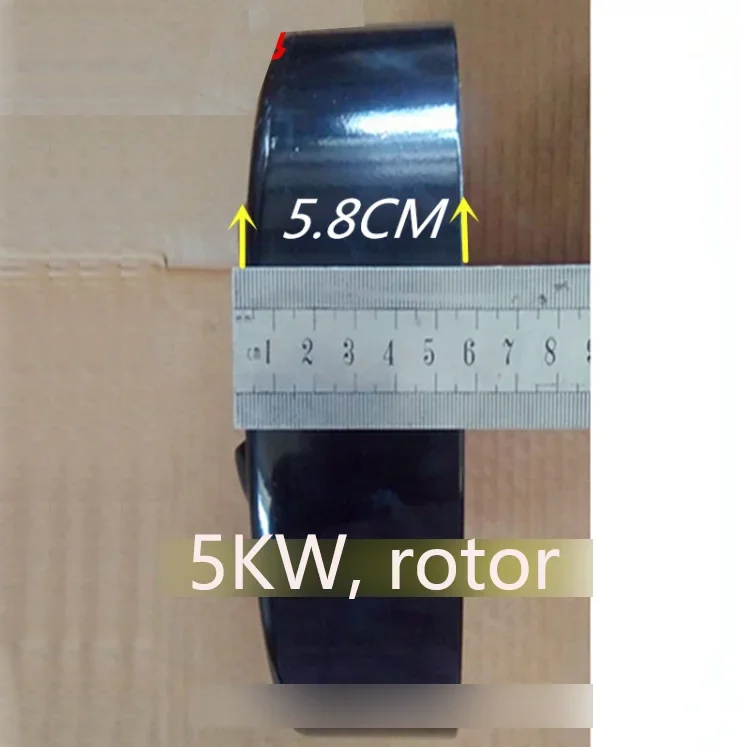 3KW 5KW 24V 48V 60V 72V range extender generator, stator, rotor, pure copper, 27-pole coil