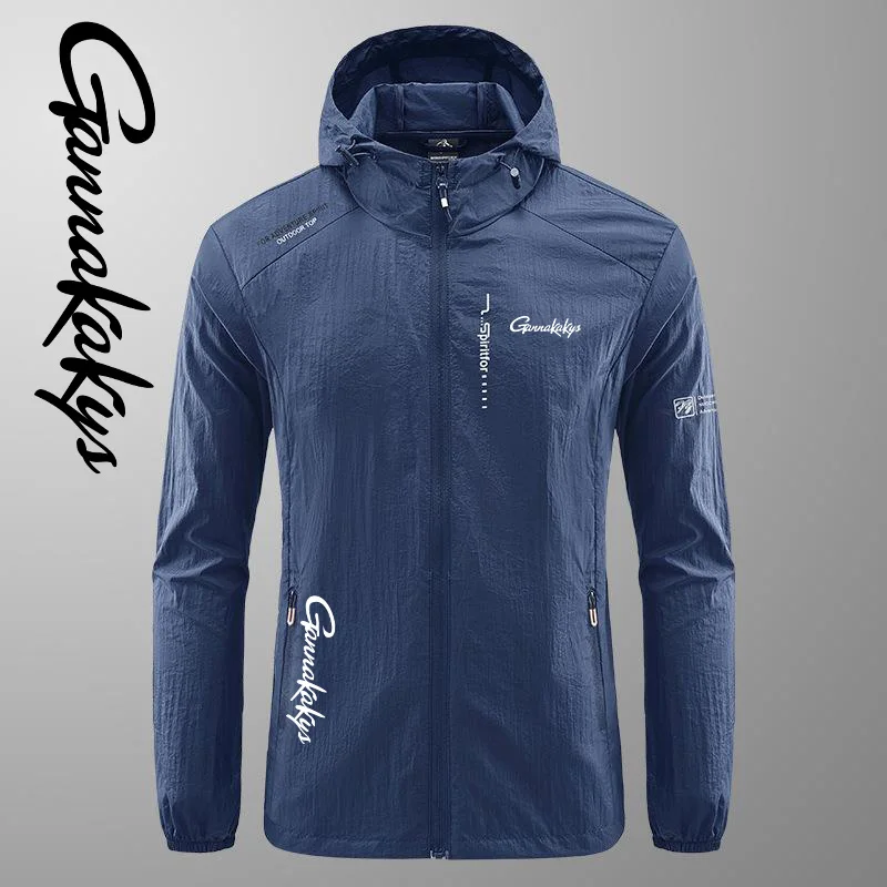 Description Picture 4 of item2024 Summer Slim Fishing Suit Men's Outdoor Quick Drying Breathable Sunscreen Clothes High Quality Sports Fishing Jackets