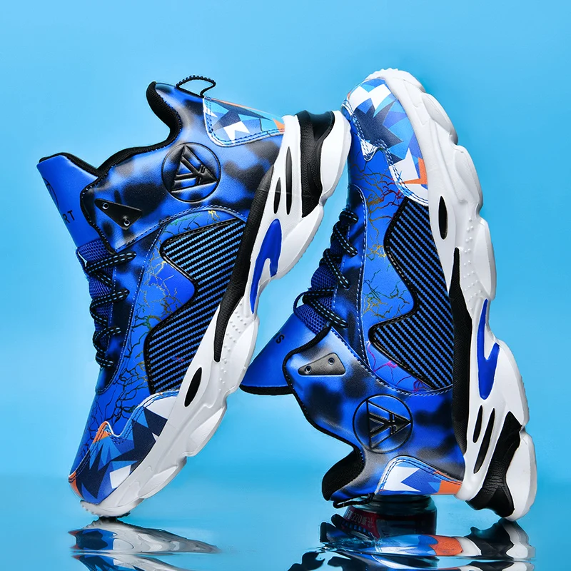 

Girls Basketball Shoes Brand Boys Children's Sports Shoes Non-slip Wear-resistant Sports Shoes Student Running Shoes30-40