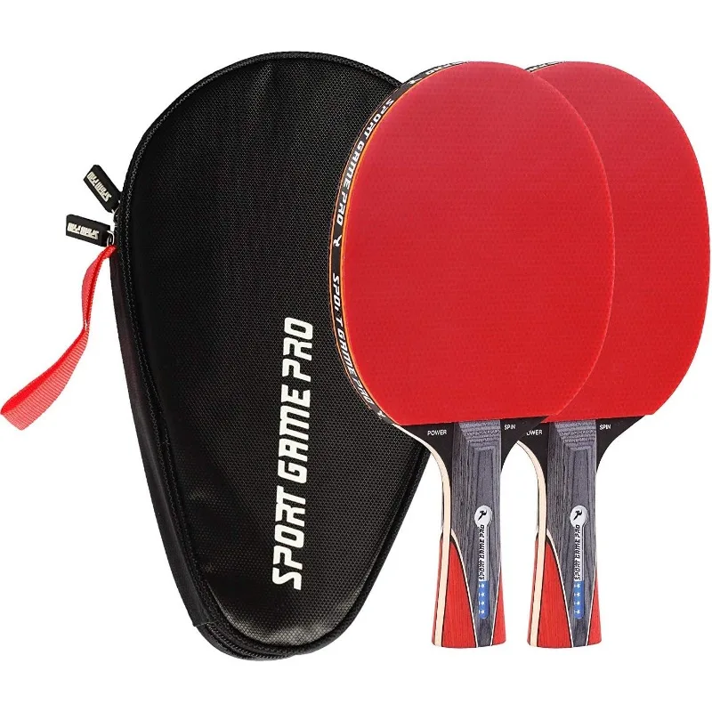 

Ping Pong Paddle with Killer Spin + Case for Free - Professional Table Tennis Racket for Beginner and Advanced Players