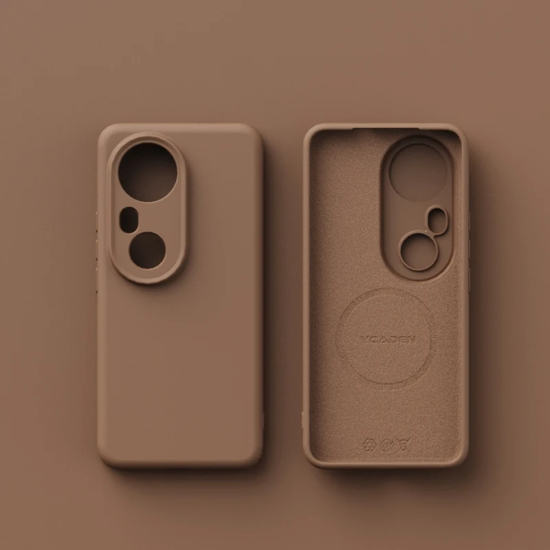 Magnetic Liquid Silicone Wireless Charging Case with Magsafe Matte Finish