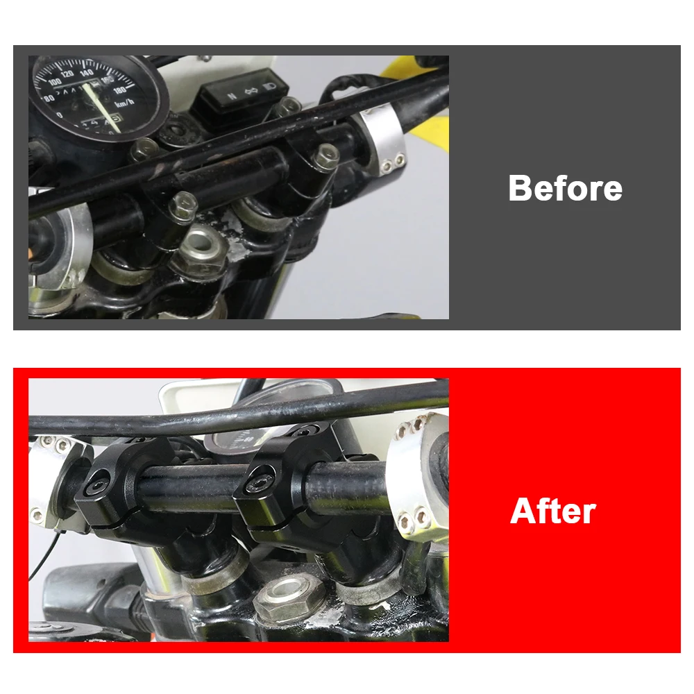 22mm 7/8" Handle Bar Mount Risers Offset Extend Raised Fit For Suzuki V-Strom 250 V-STROM 650 DL650 V-Strom 1000 DL1000 6